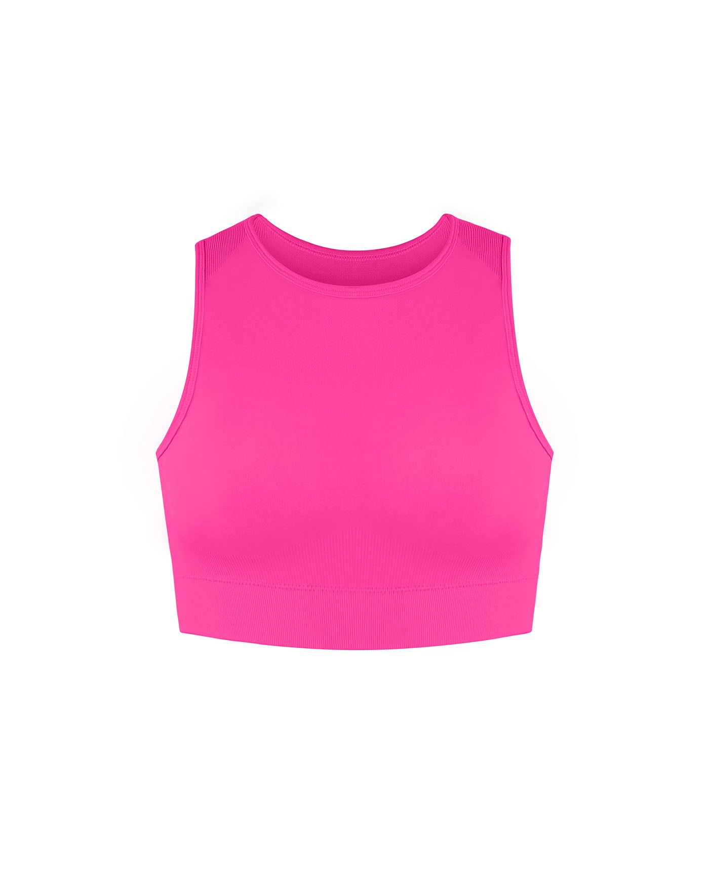 Premium Seamless High Neck Tank Top