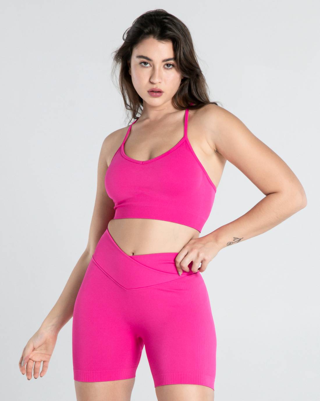 Premium Seamless Ribbed Short Set - Cosmolle