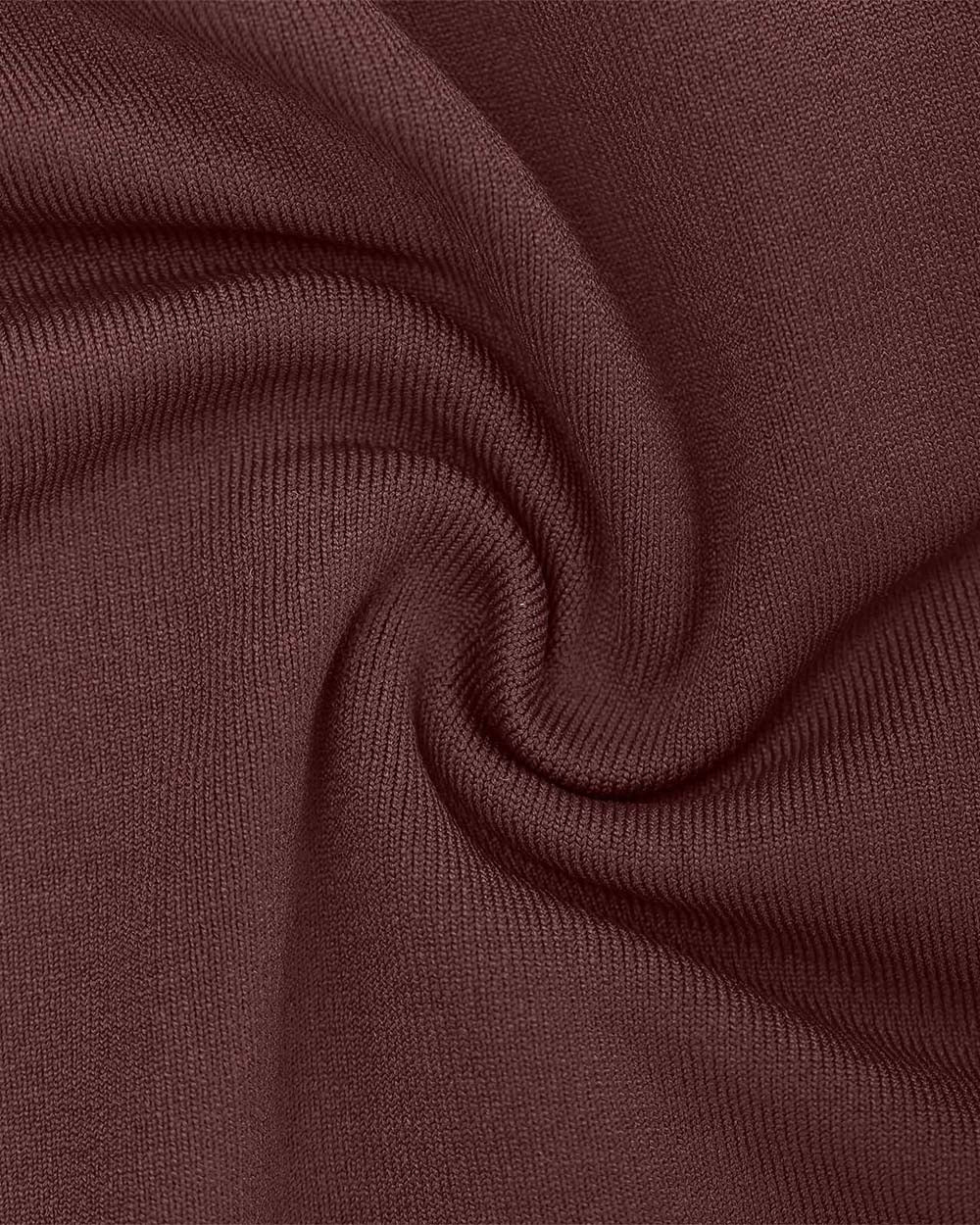 Seamless Crop Tank & Leggings Set - Chestnut Brown - Cosmolle