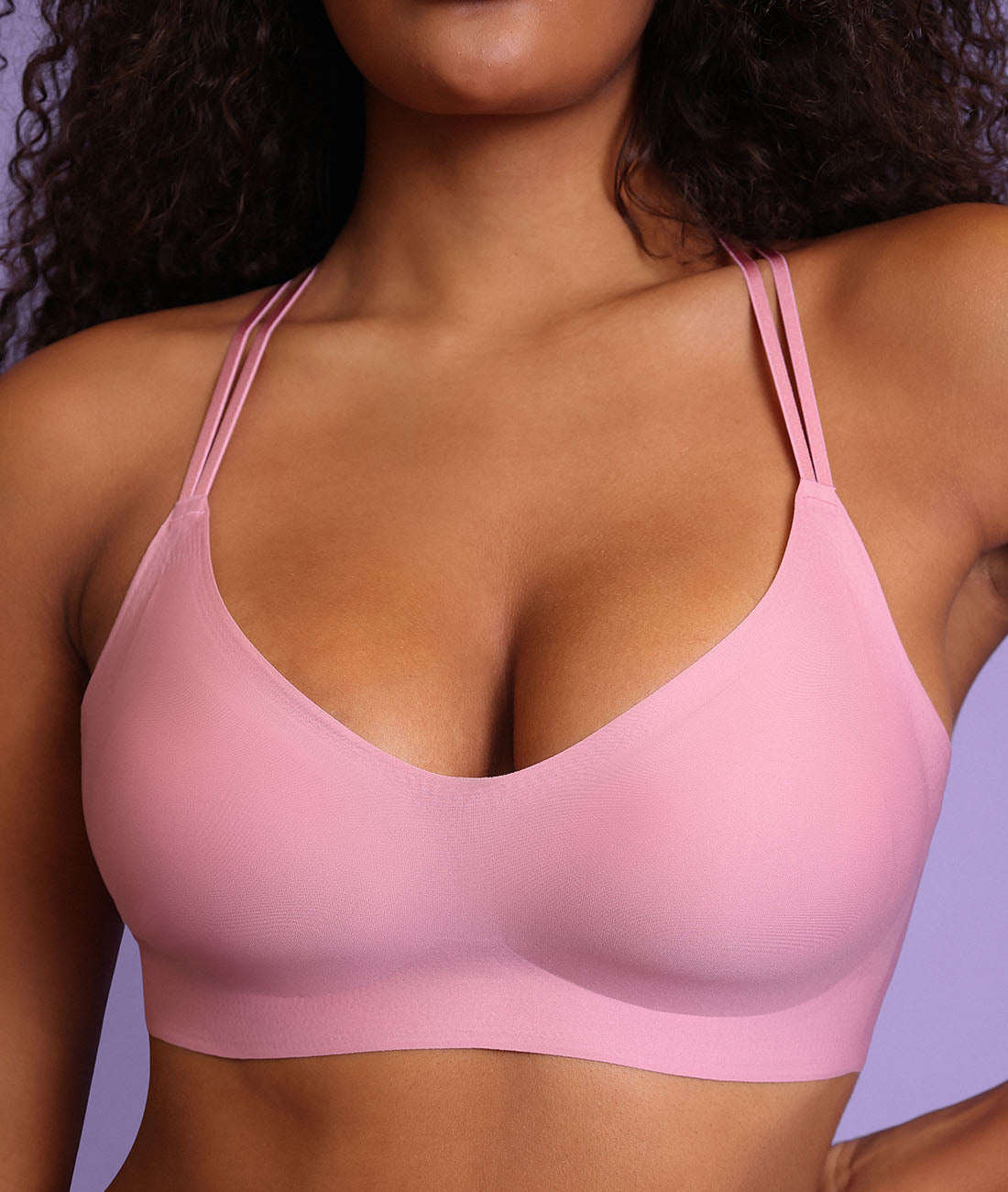 Cross Back Medium-support Bra