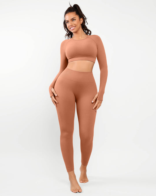 AirWear Long Sleeve & High-Waist Legging Set
