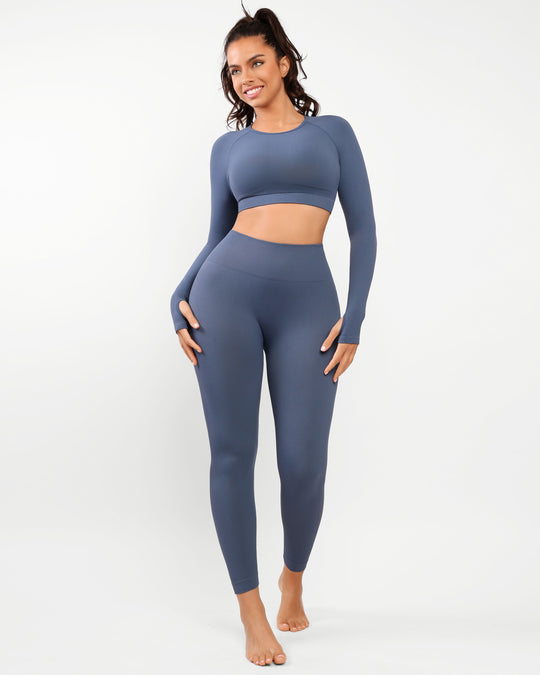 AirWear Long Sleeve & High-Waist Legging Set
