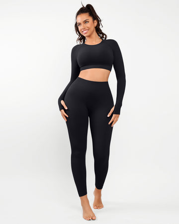 AirWear Long Sleeve & High-Waist Legging Set
