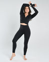 Stylish Cross Strap Workout Legging - Cosmolle