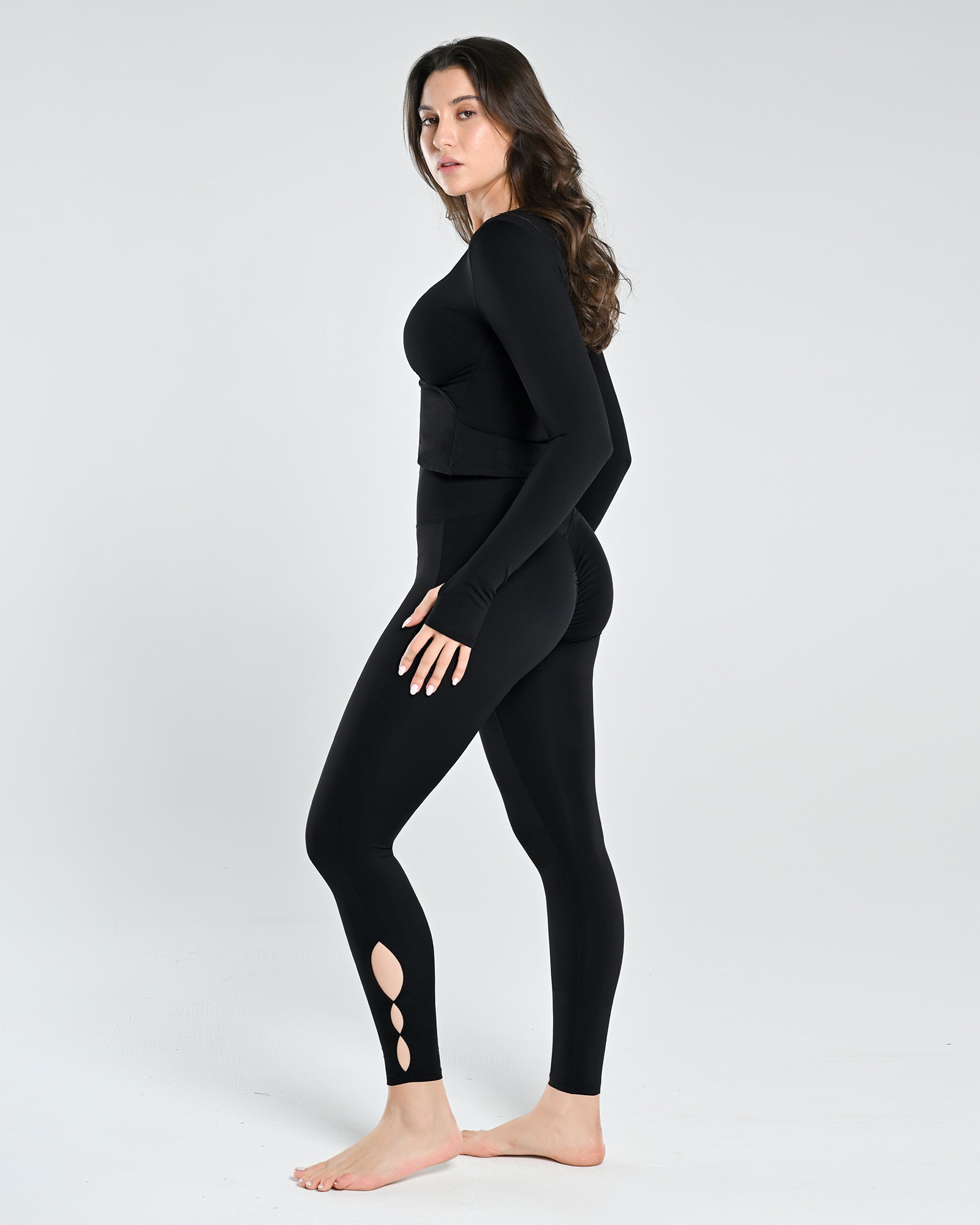 Stylish Cross Strap Workout Legging | Cosmolle