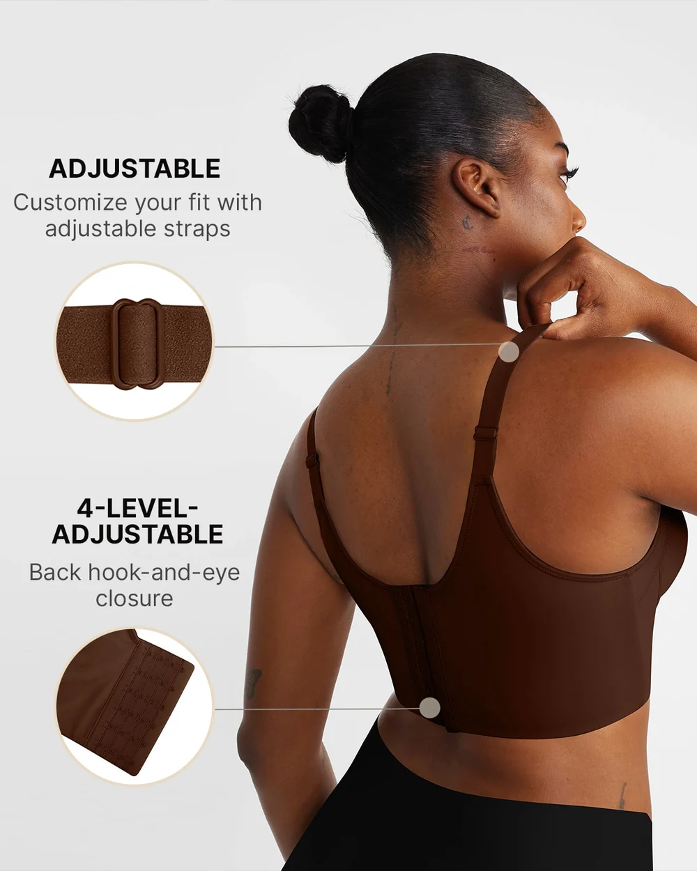 Luxe SmoothFit Adjustable Push-Up Bra - Cosmolle