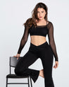 Move Free High Waisted Flare Legging - Cosmolle