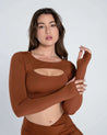 Move Free Long Sleeve Shrug Top - Cosmolle