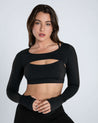 Move Free Long Sleeve Shrug Top - Cosmolle