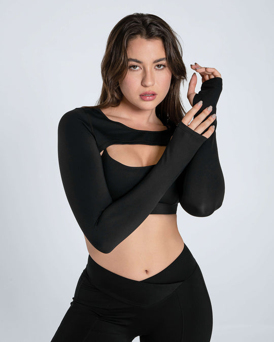 Move Free Long Sleeve Shrug Top