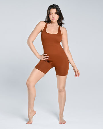 Premium Seamless Bike Short Bodysuit
