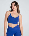 Premium Seamless Sports Bra/Precious Blue