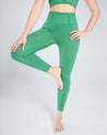 Seamless Bra & High-Waist Legging Set - Lettuce - Cosmolle