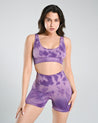 Seamless Tie-Dye Sports Shorts Set - Cosmolle