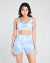 Seamless Tie-Dye Sports Shorts Set - Cosmolle