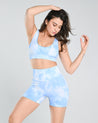 Seamless Tie-Dye Sports Shorts Set - Cosmolle