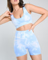 Seamless Tie-Dye Sports Shorts Set - Cosmolle