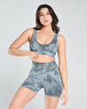 Seamless Tie-Dye Sports Shorts Set - Cosmolle