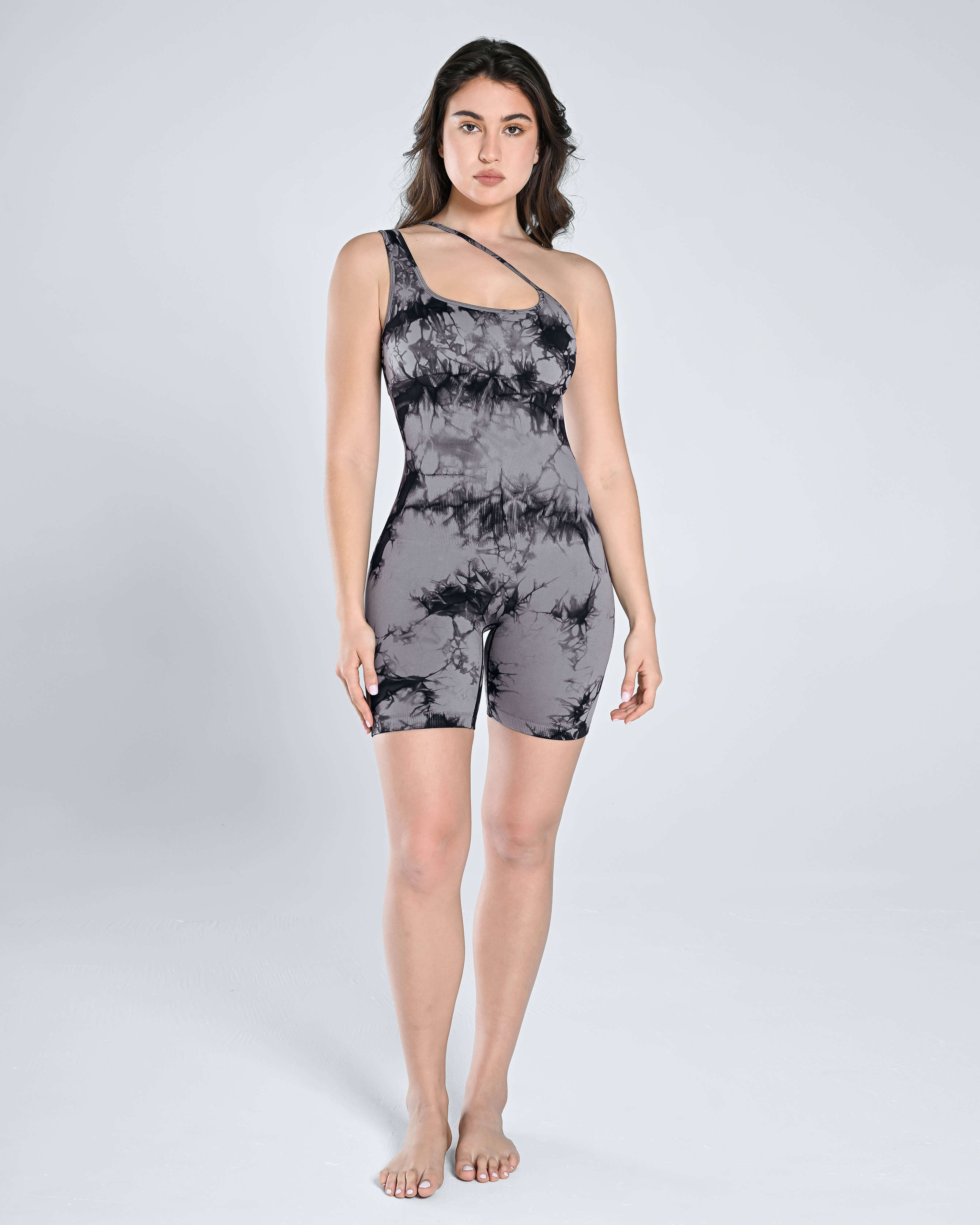 Seamless Tie Dye Scrunch Booty Bodysuit | Cosmolle