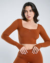 Seamless Ultra Soft Long Sleeve Top - Cosmolle