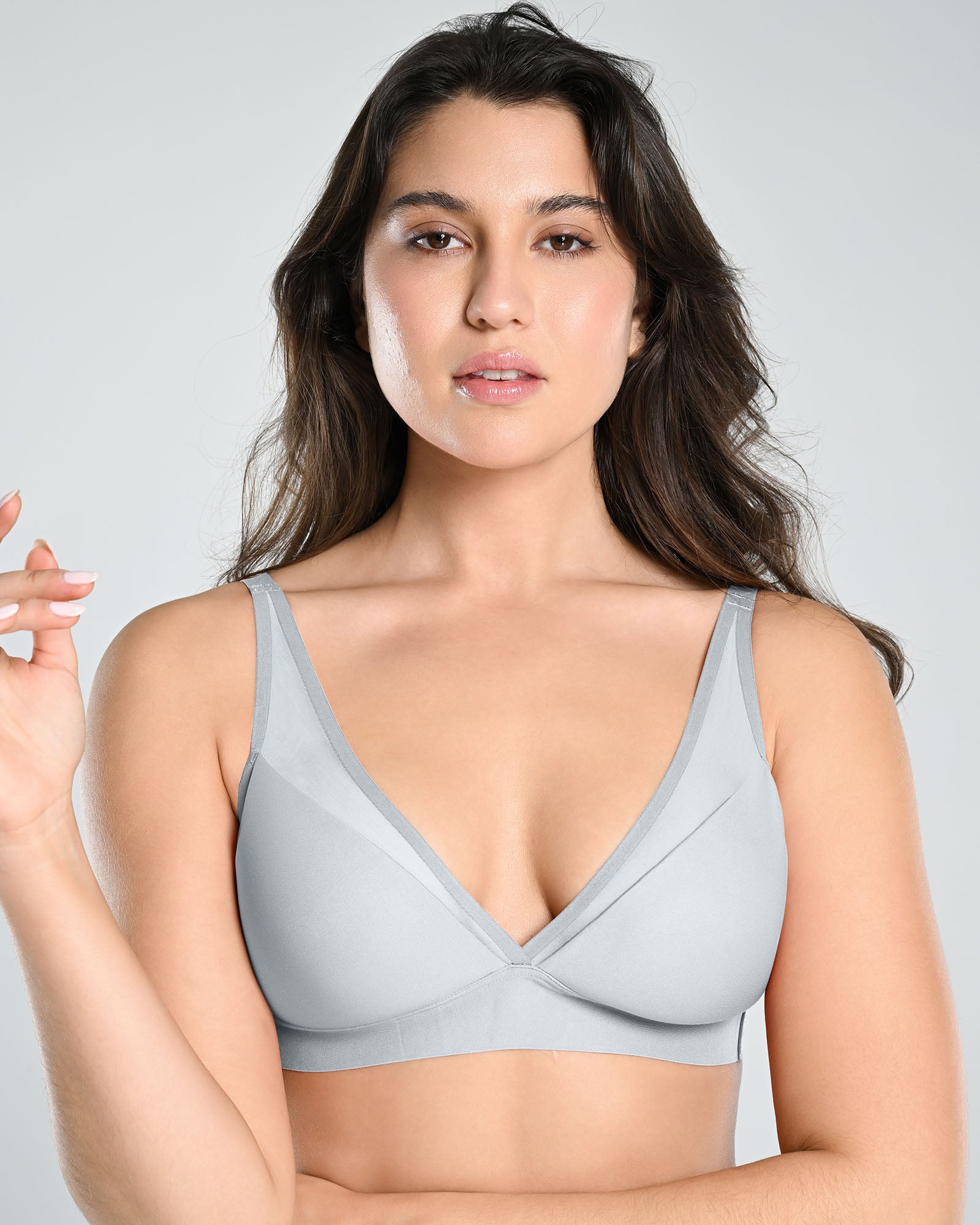 So Obsessed Mesh Plunge Bra - Cosmolle