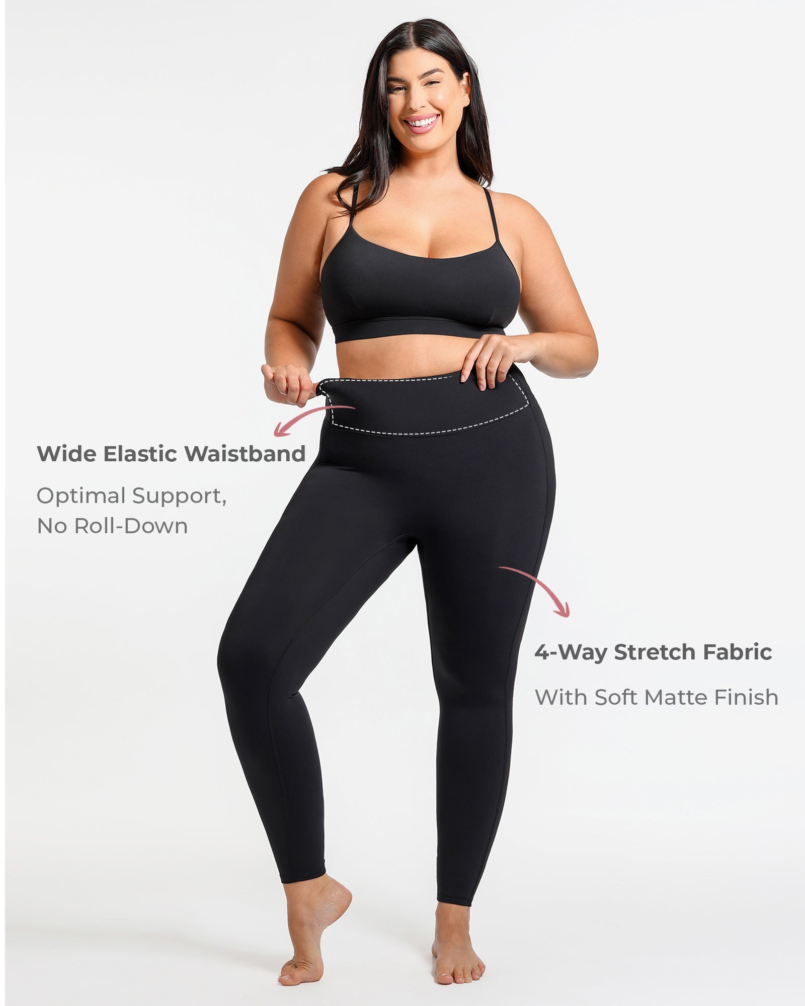 Built-In Thong Soft Smoothing Legging - Cosmolle