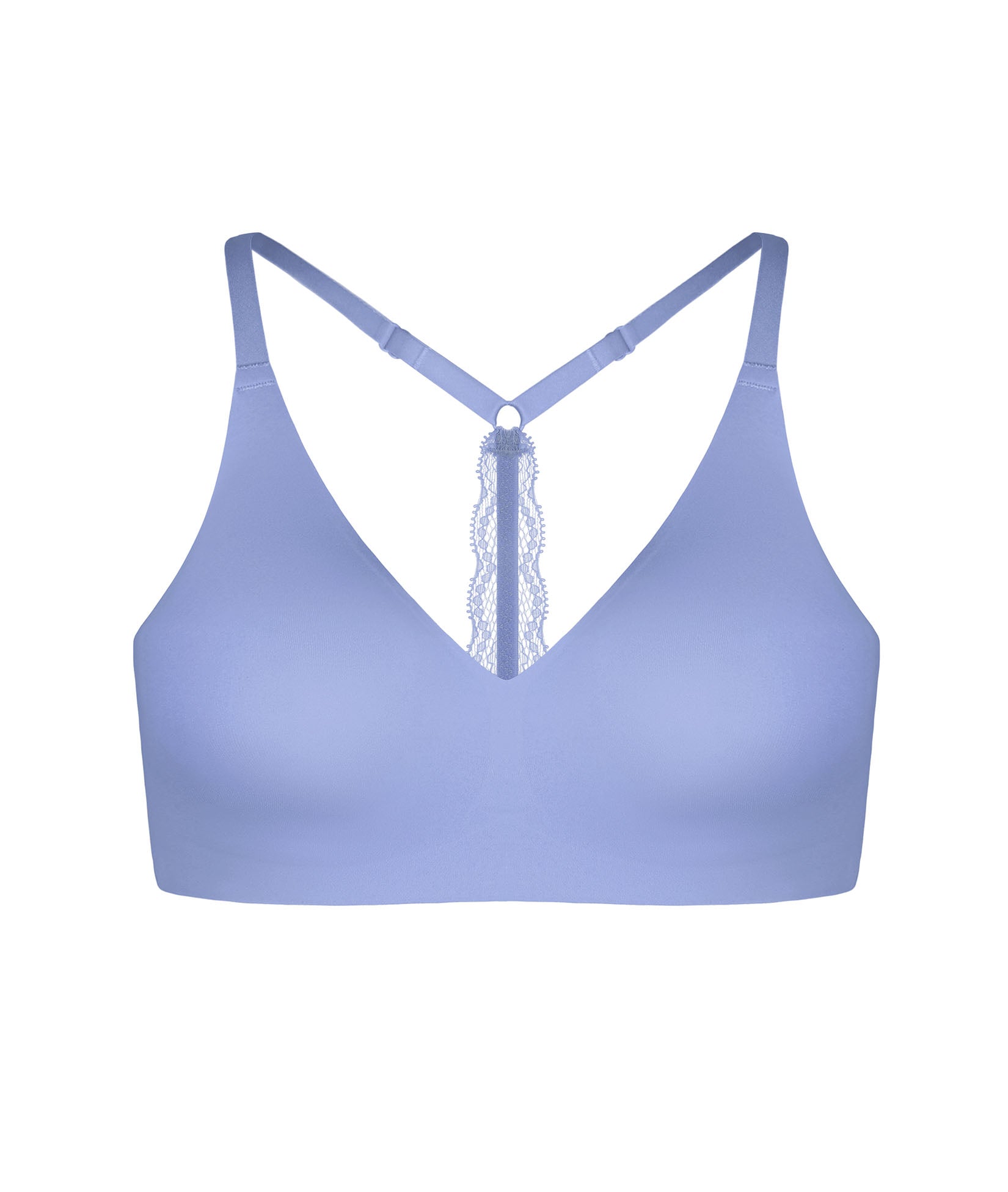 Elevate your essential bra with delicate hints of soft blue thanks to the Love  Cloud collection—all the comfort with a little extra je