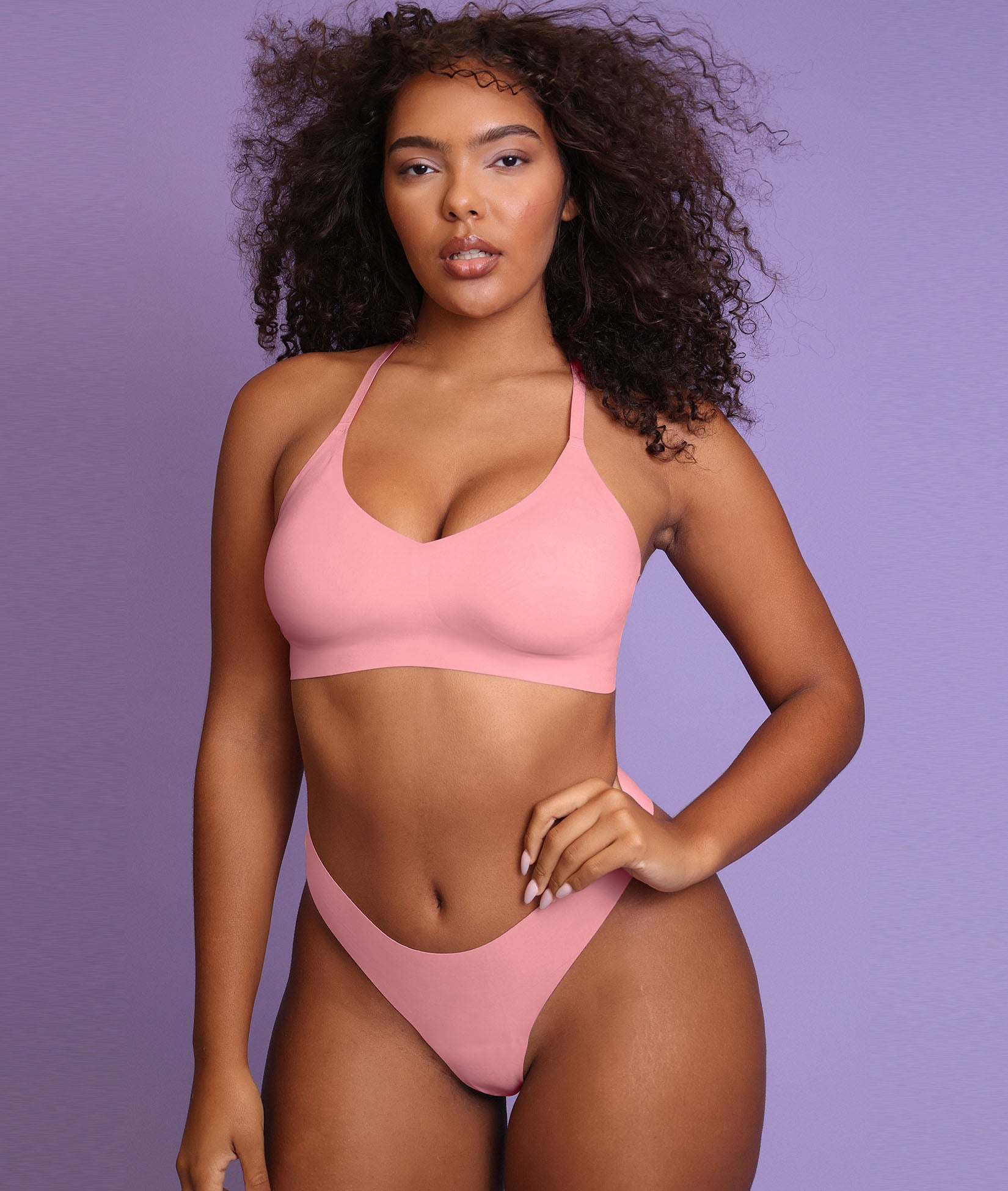 AirWear Wireless Lace Racerback Bra