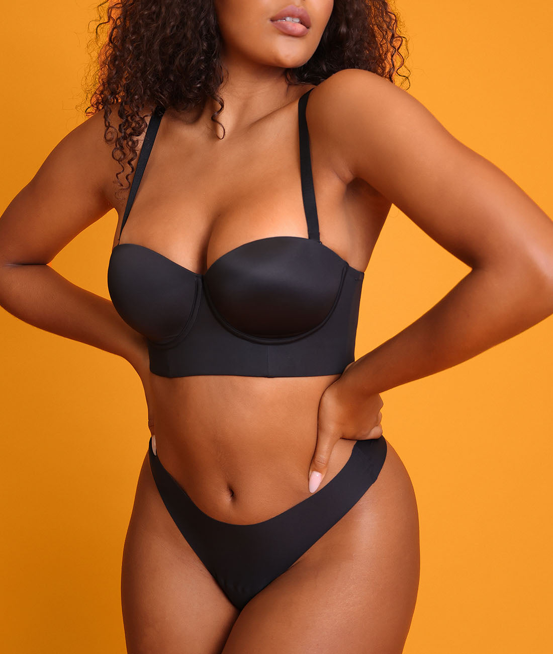 Anti-slip Strapless Push Up Bra