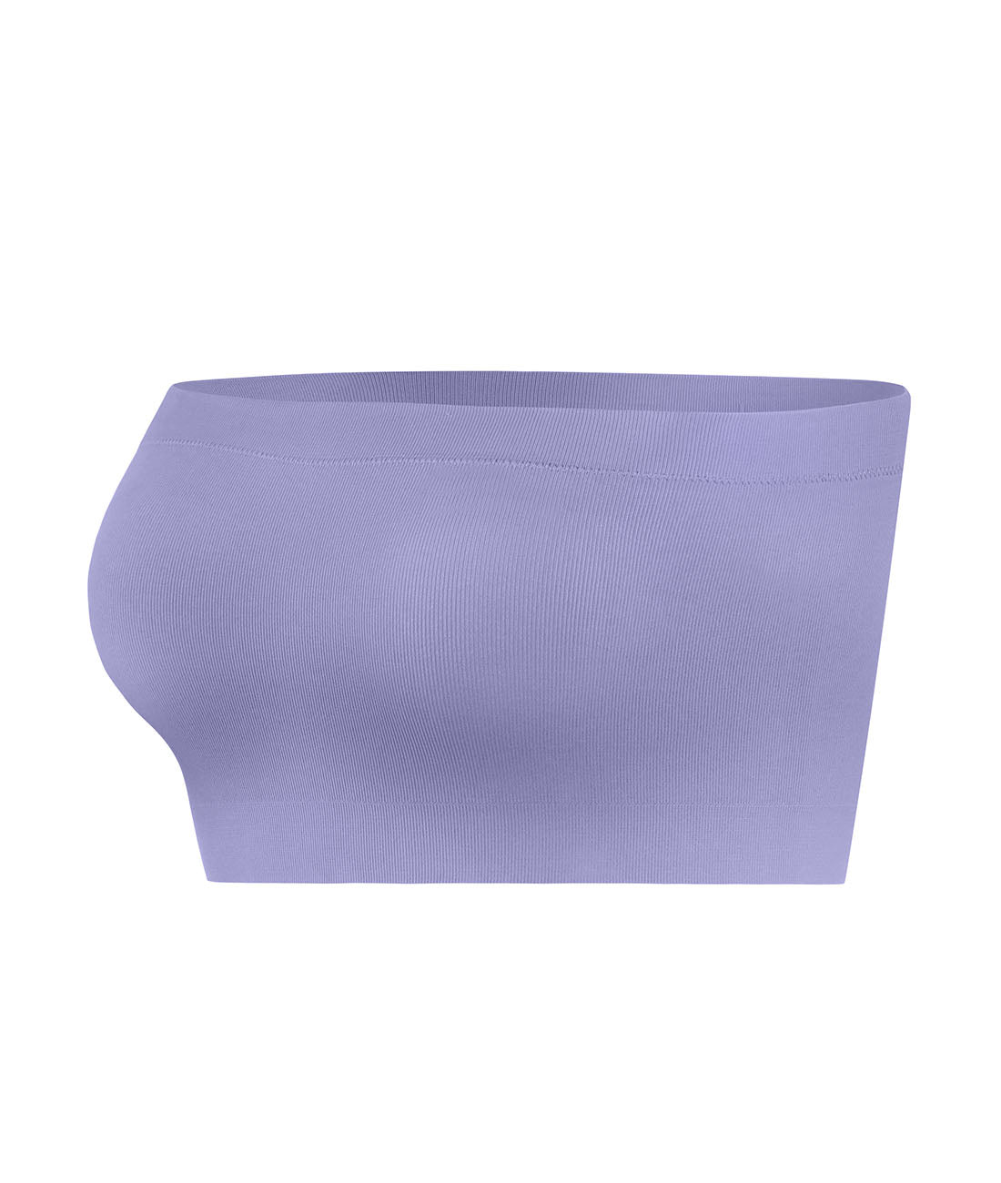 Seamless Bandeau Yoga Bra with Removable Cups