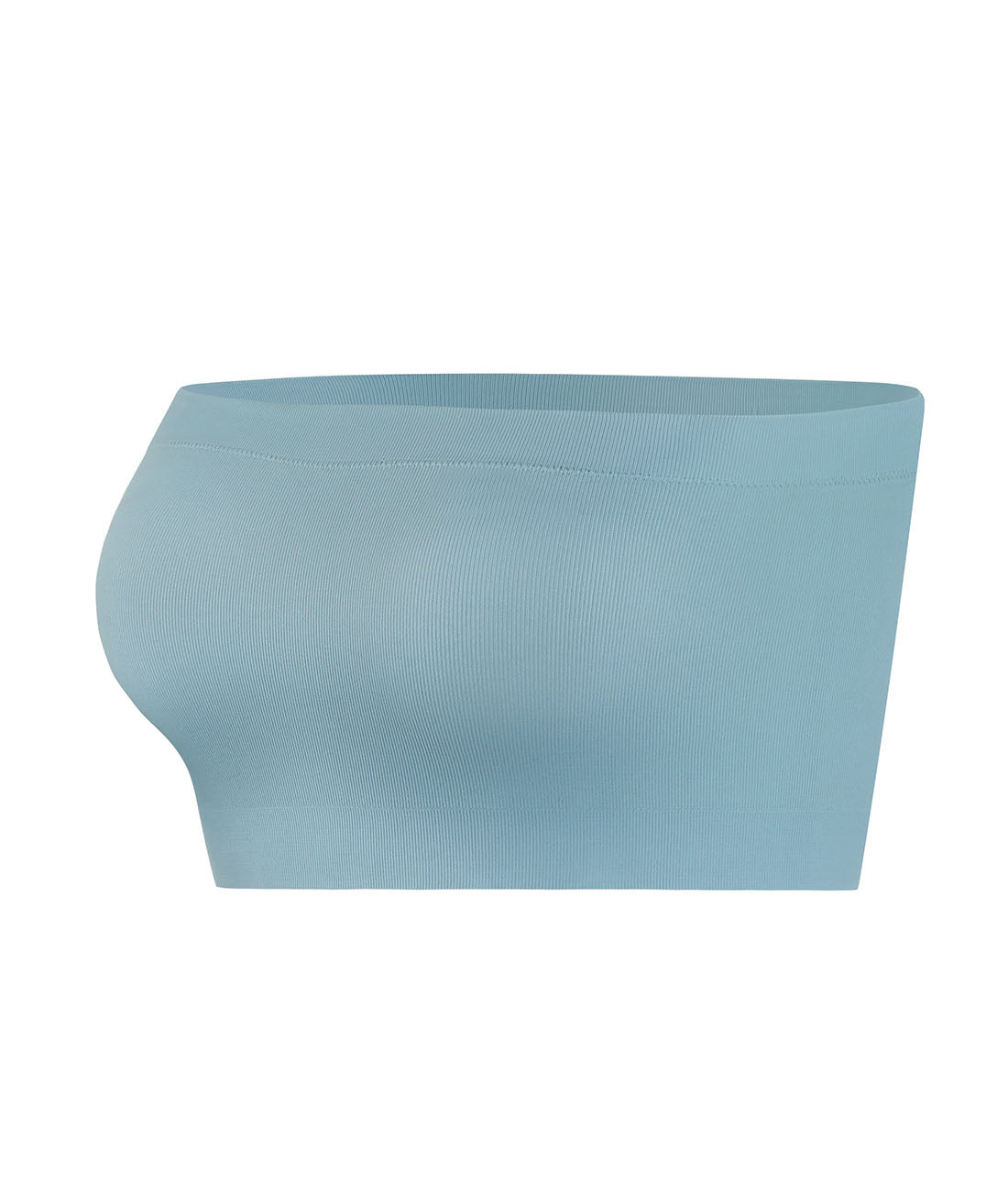 Seamless Bandeau Yoga Bra with Removable Cups
