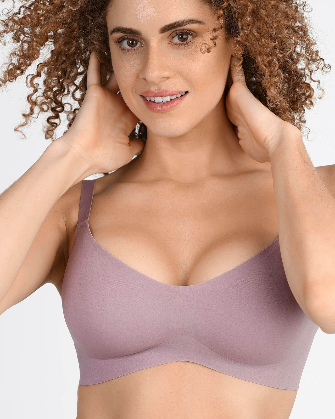 Wire-Free Support Plunge Bra